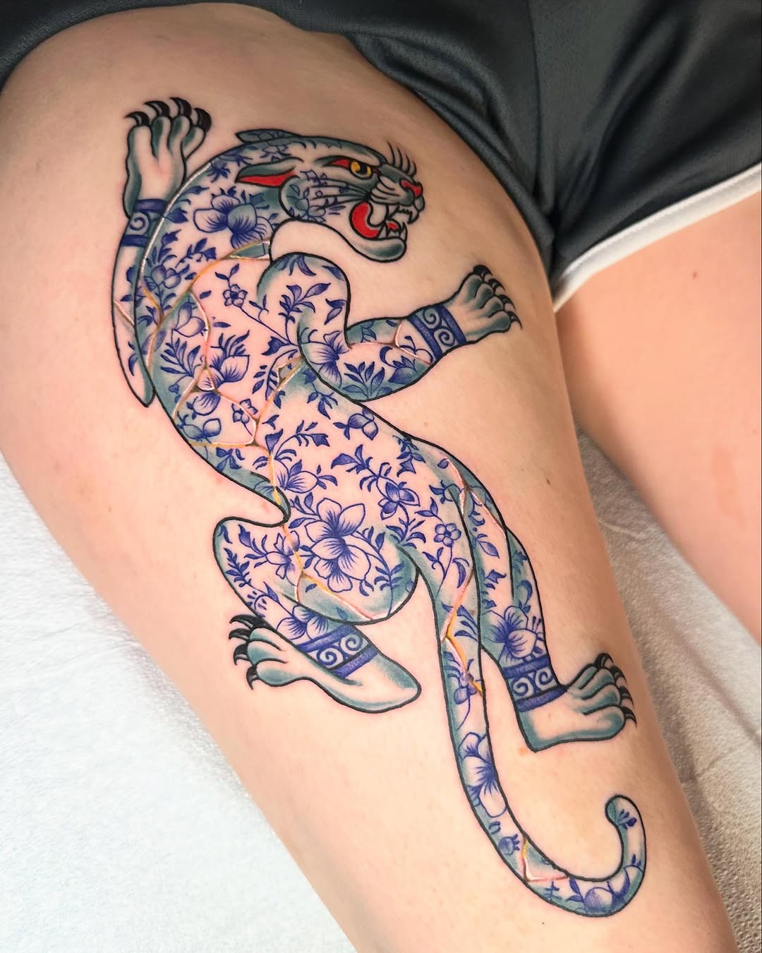 Tattoo by @joeyrosadotattoos — illustrative, japanese_irezumi