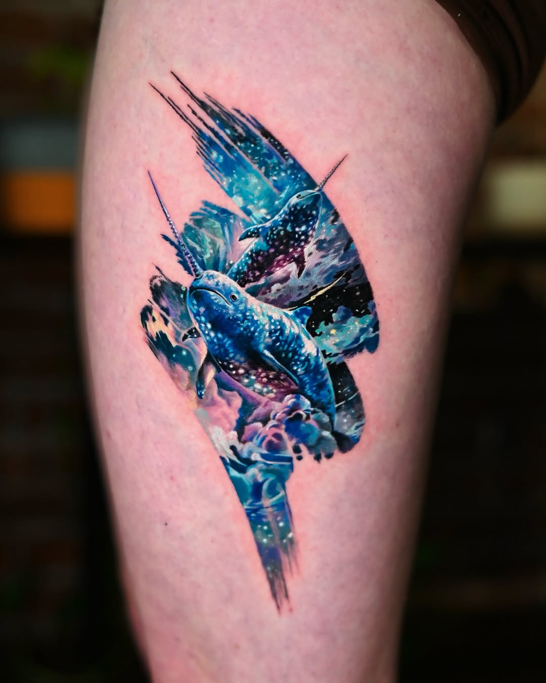 Tattoo by @sentimental_laundry — realism, watercolor