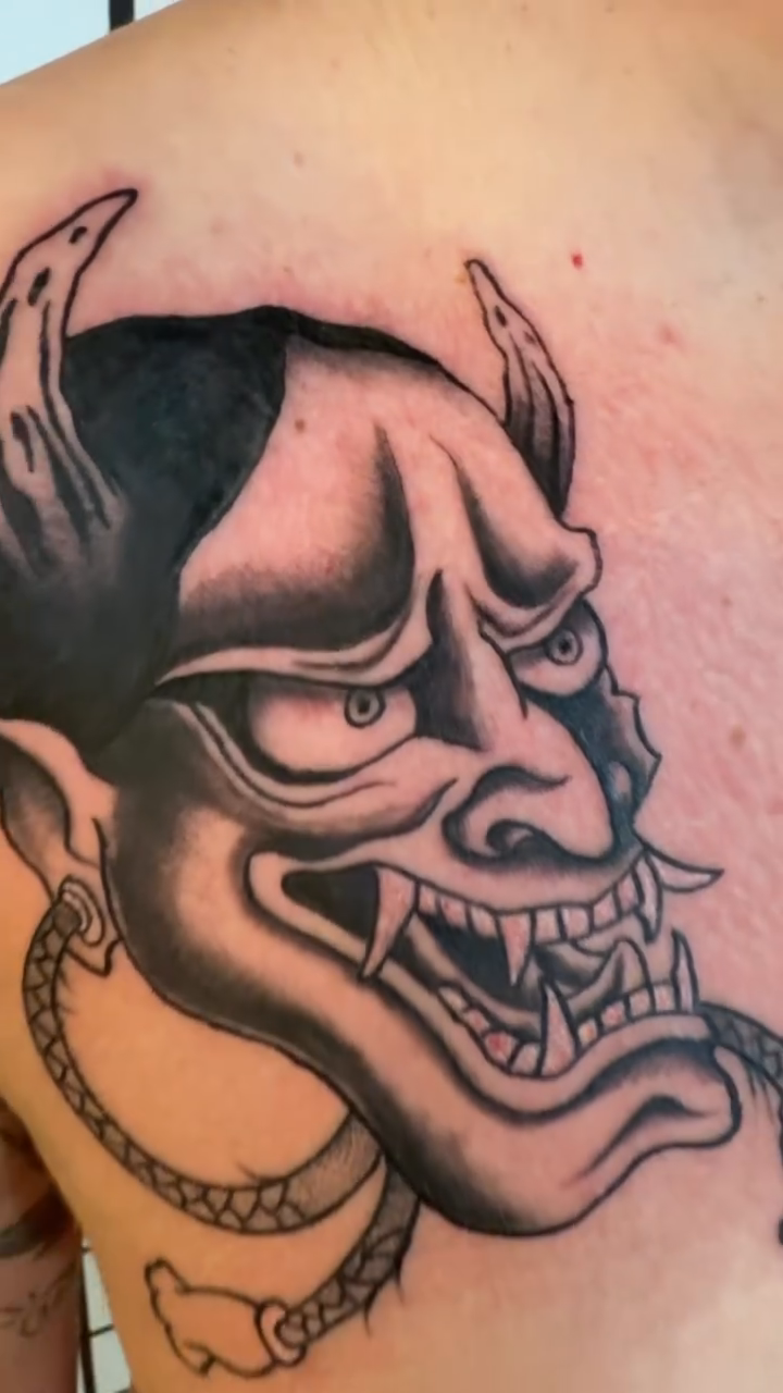 Tattoo by @edwardxtattoos — japanese_irezumi, black_and_grey