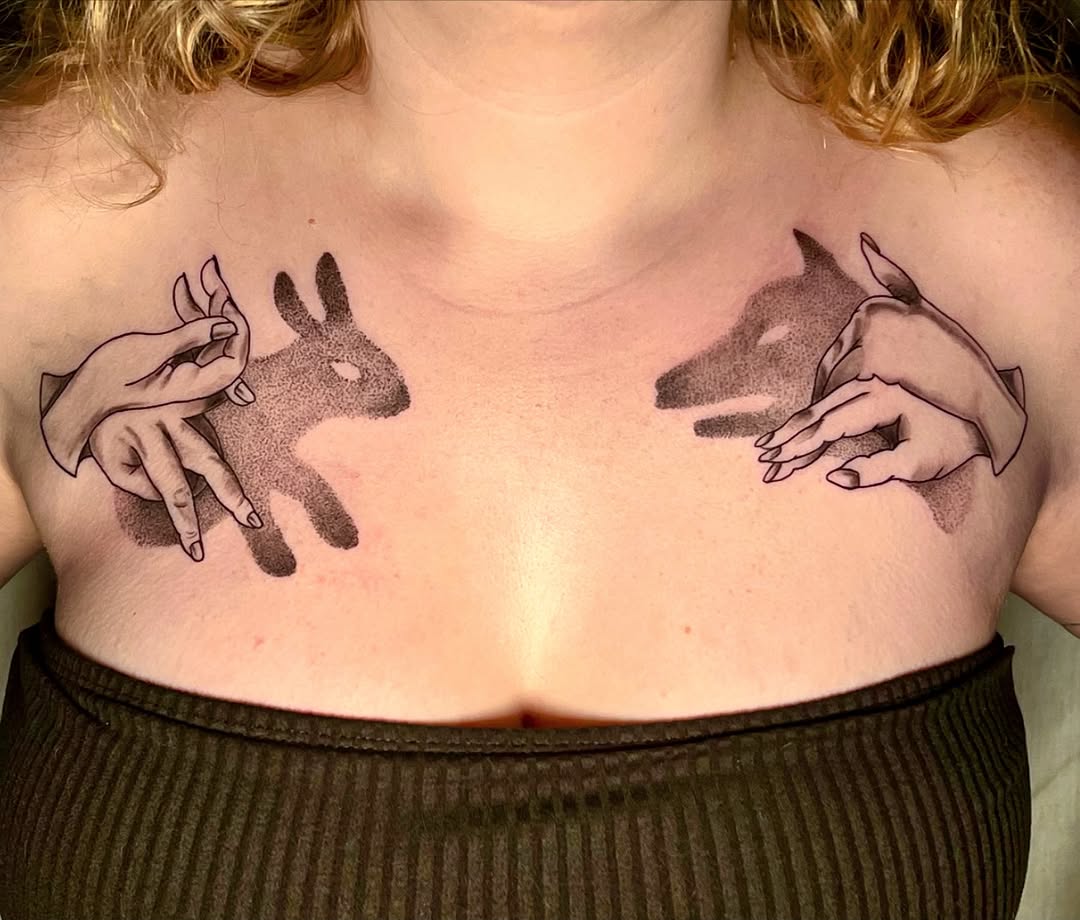 Tattoo by @rachelftattoos — black_and_grey