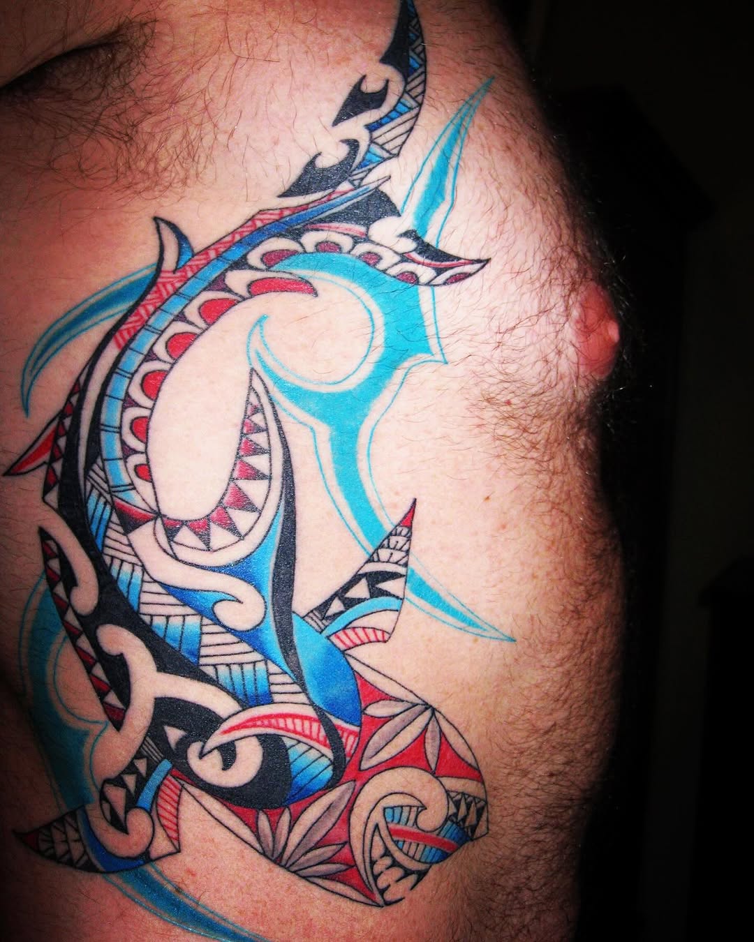 Tattoo by @colorrobbie — tribal