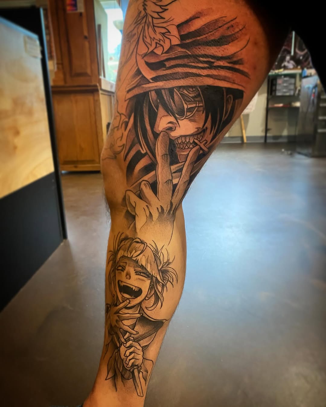 Tattoo by @codywolfetattoo โ illustrative, anime