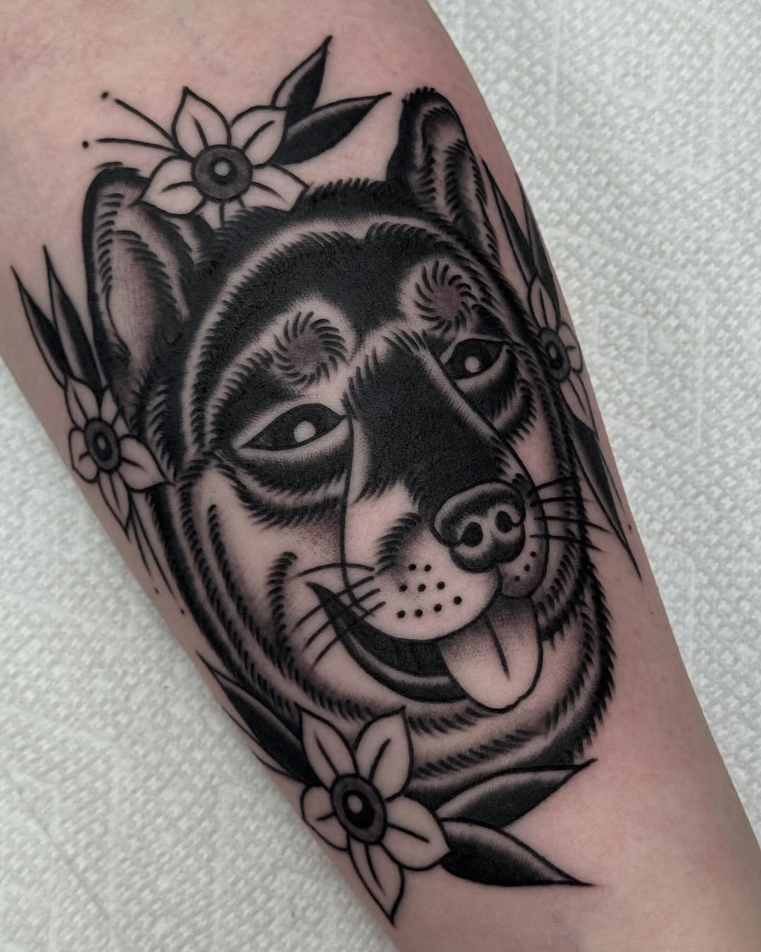 Tattoo by @corycraft — american_traditional, black_and_grey