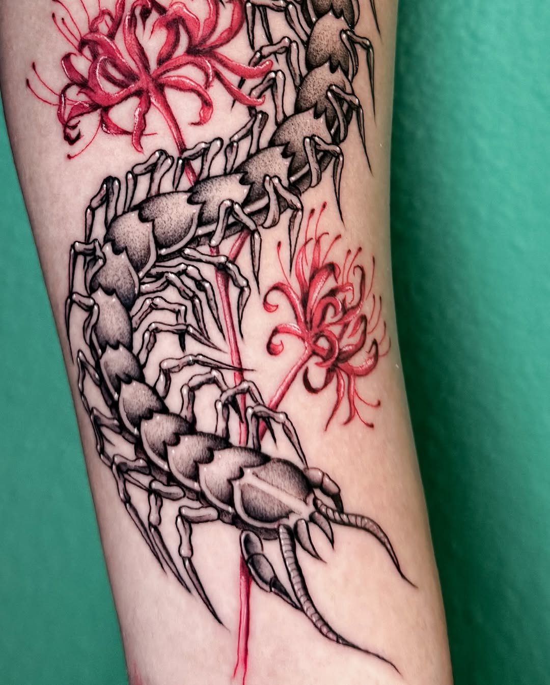 Tattoo by @sadfoo_tattoo โ black_and_grey