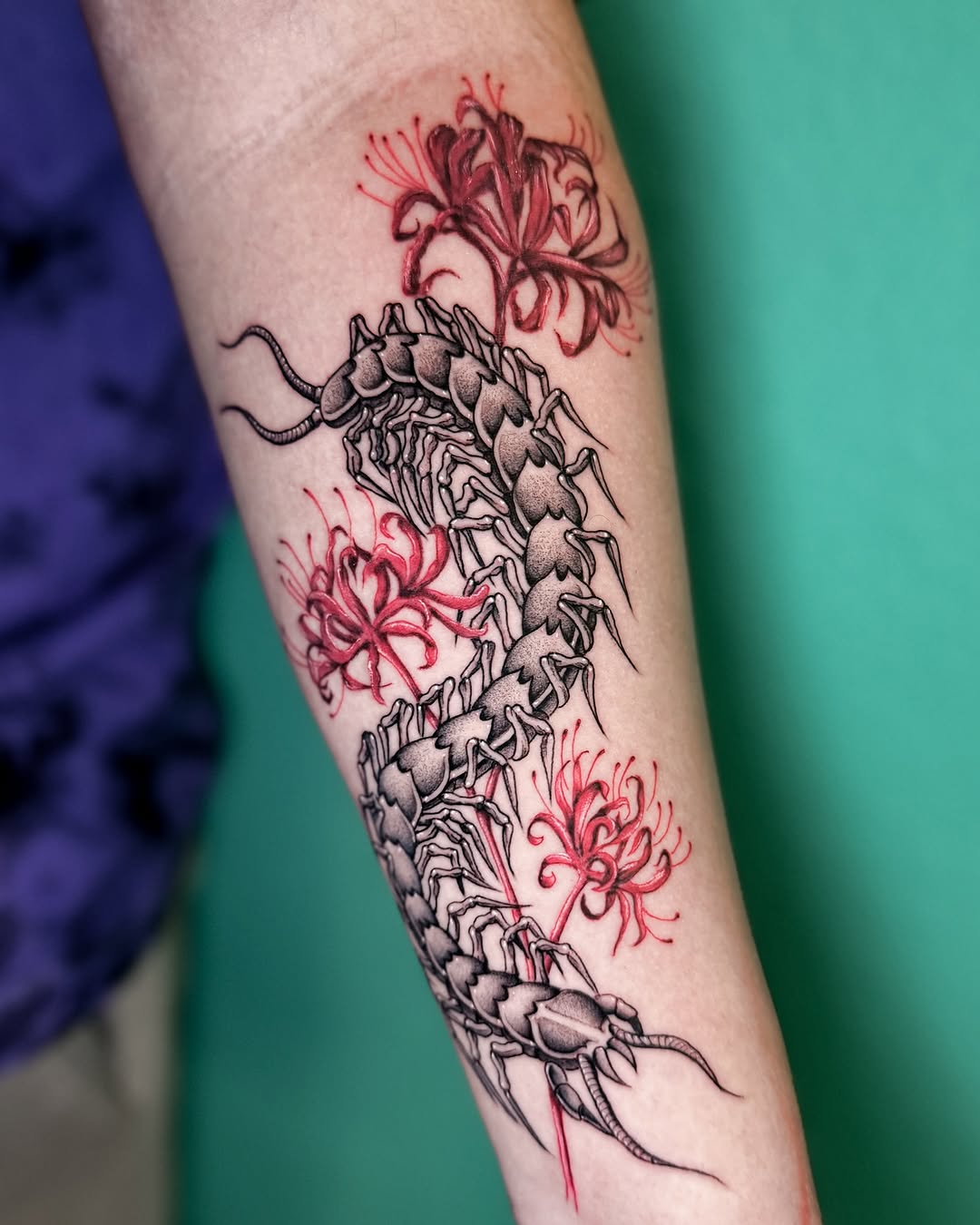Tattoo by @sadfoo_tattoo โ black_and_grey