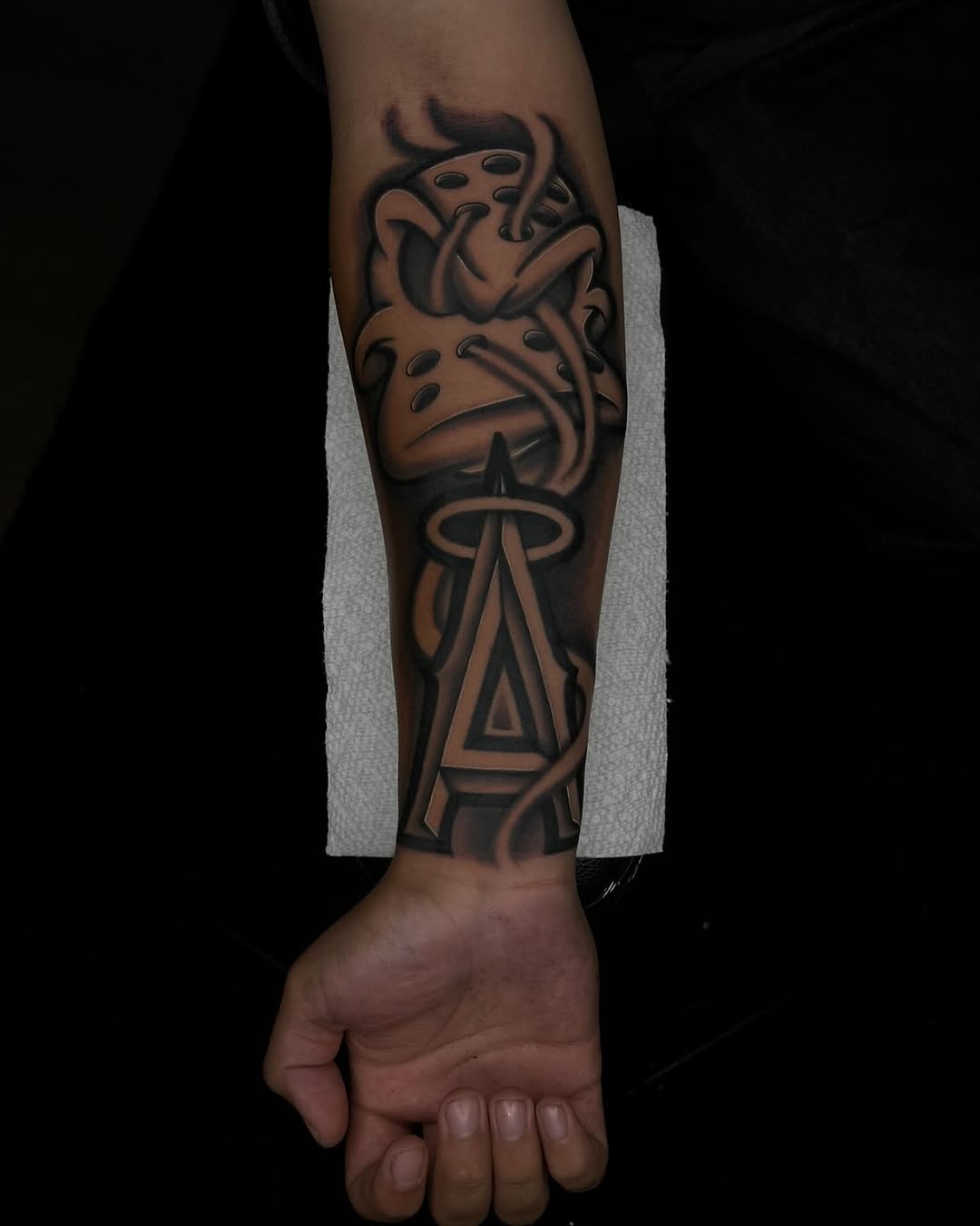 Tattoo by @benji_tattoos714 — black_and_grey