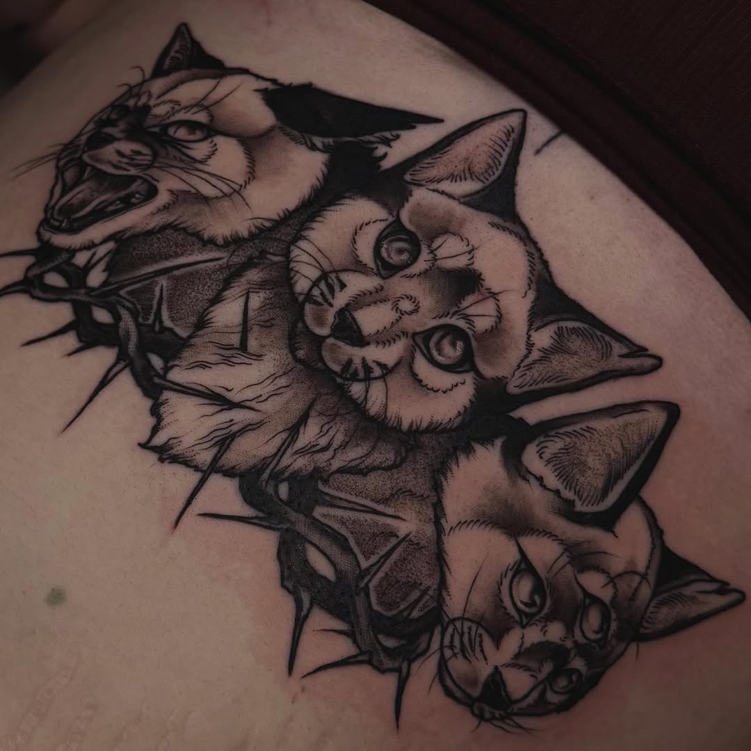 Tattoo by @starrdvst_ โ realism, black_and_grey