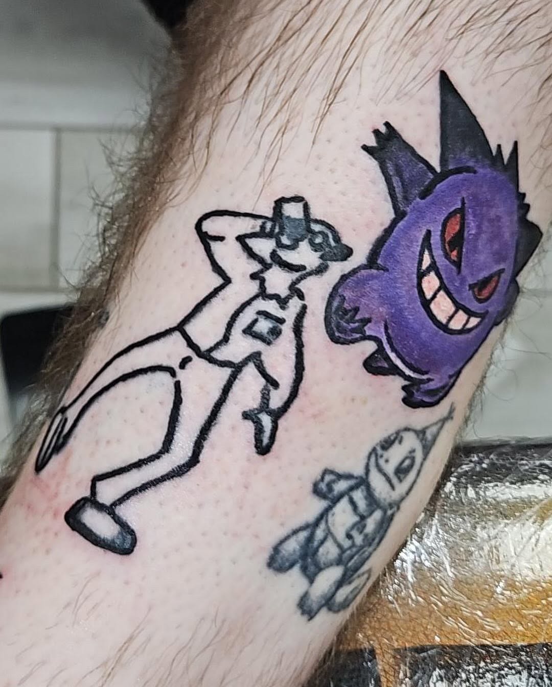 Tattoo by @silkyinks — illustrative, black_and_grey