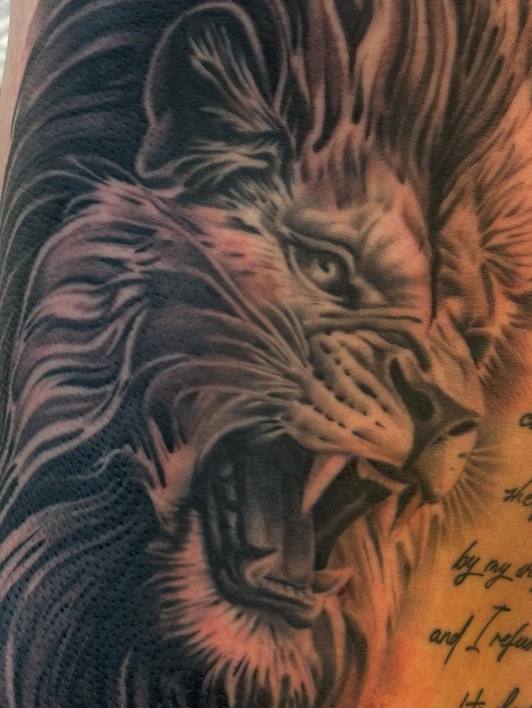 Tattoo by @madelinekristentattoo — realism, black_and_grey