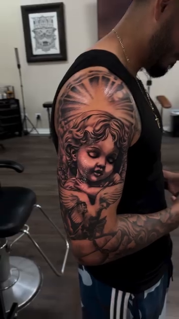 Tattoo by @oscarb_tattoos — realism, black_and_grey