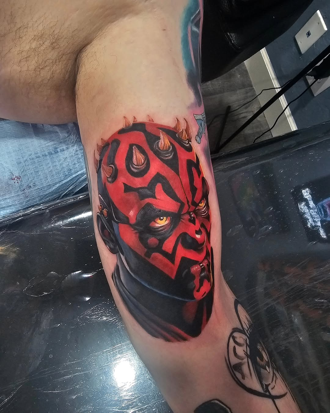 Tattoo by @ashmoretattoos86 โ realism, black_and_grey