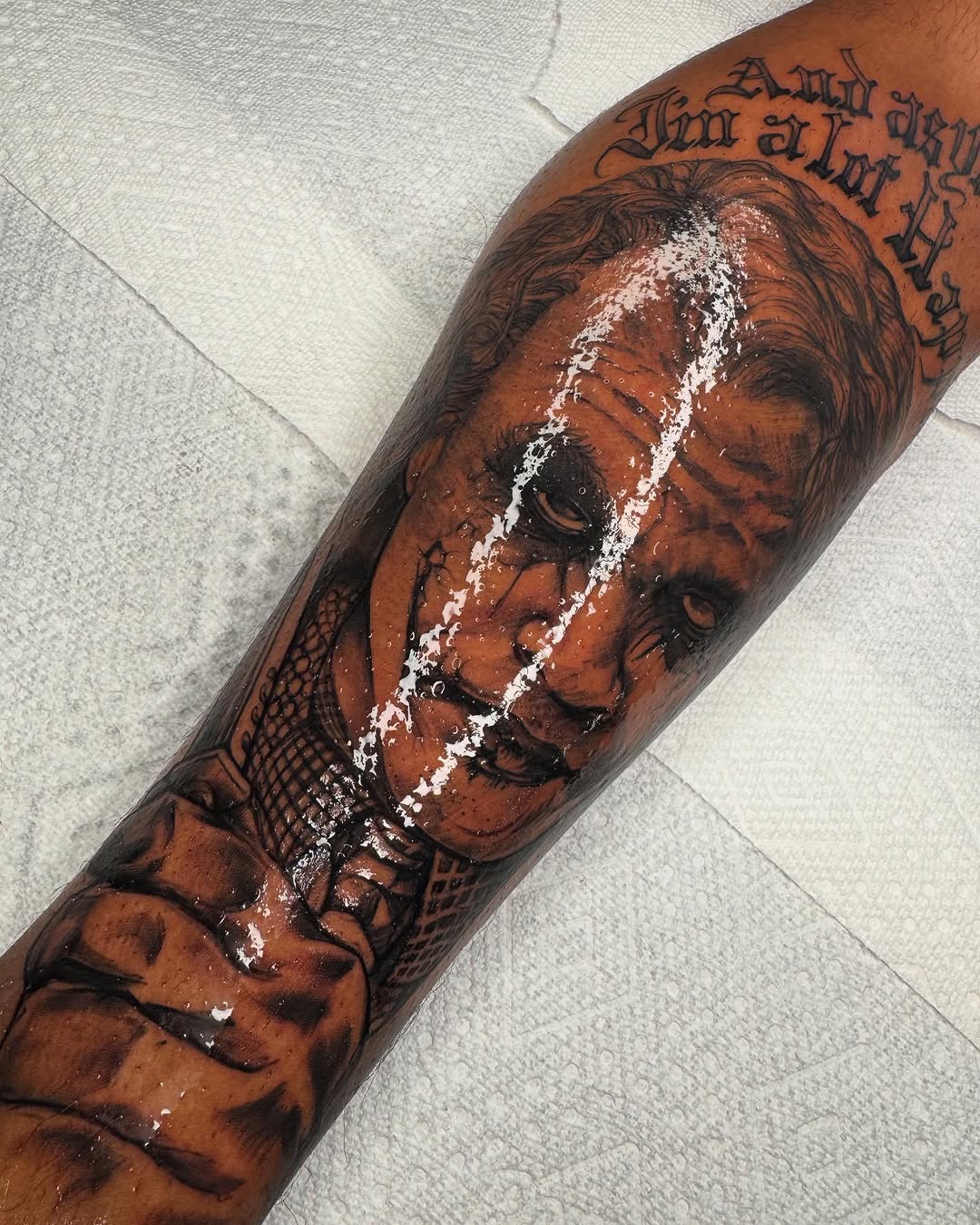 Tattoo by @inkhazmat — realism, black_and_grey