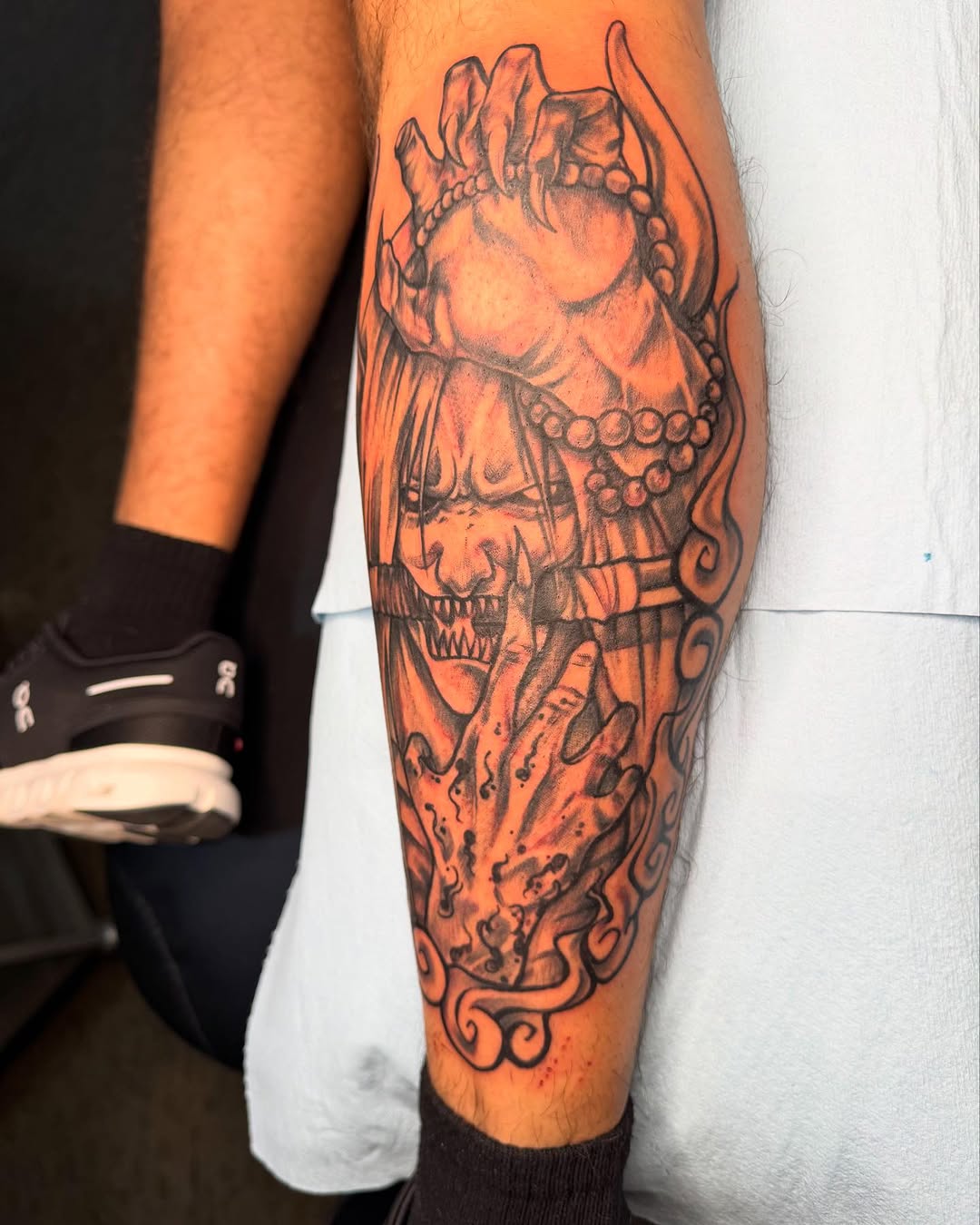 Tattoo by @inkhazmat — black_and_grey