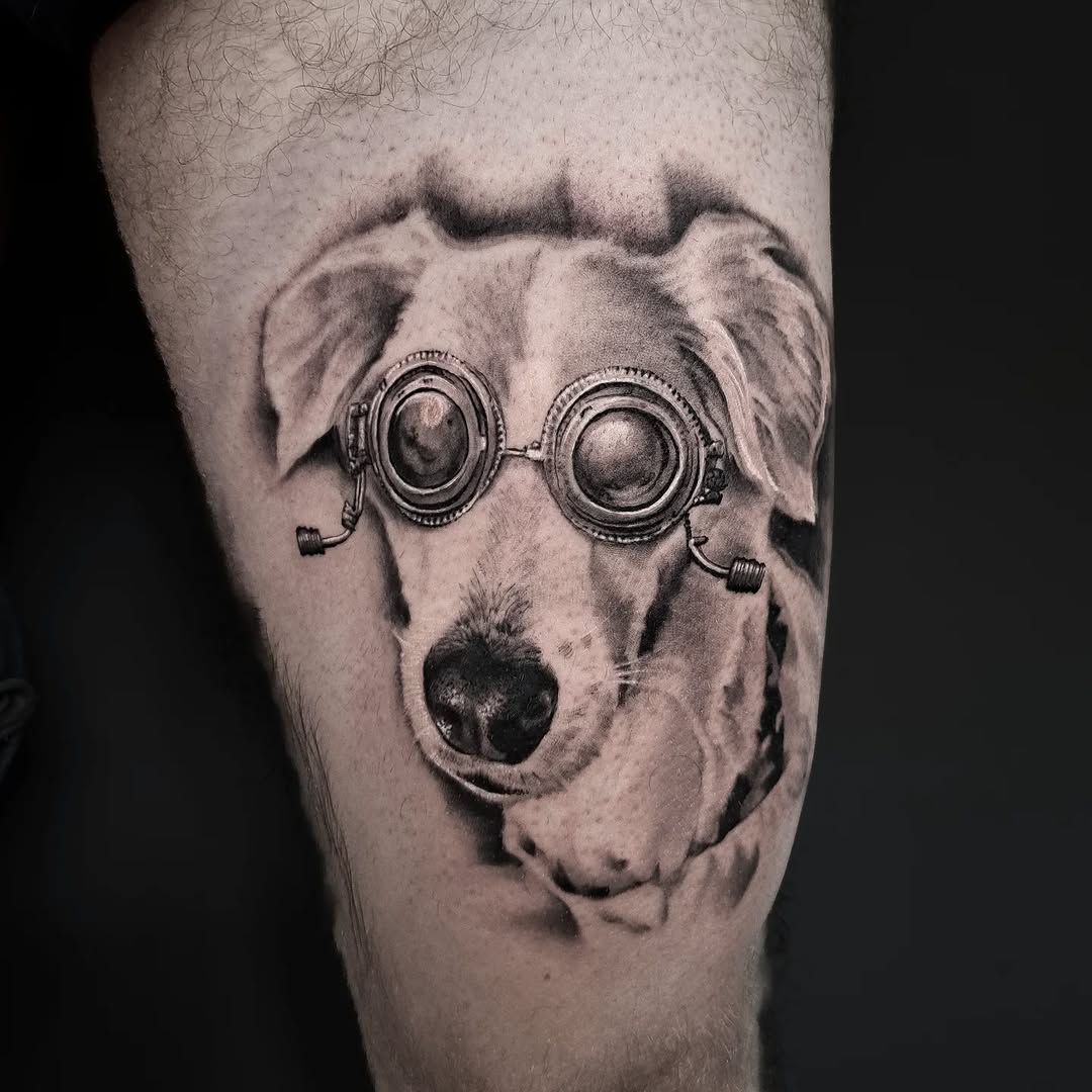 Tattoo by @divinemacabre โ realism, black_and_grey