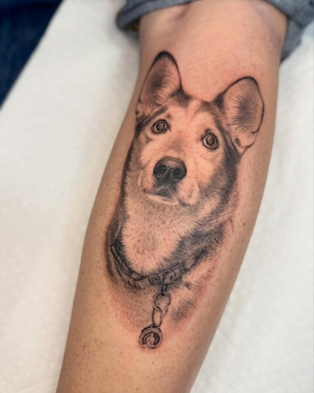 Tattoo by @_haloink_ — realism, black_and_grey
