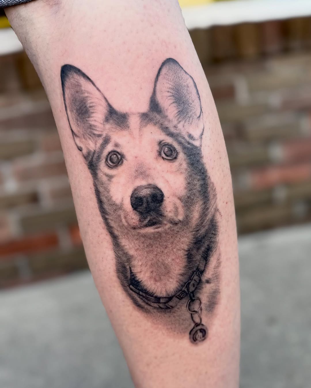 Tattoo by @_haloink_ — realism, black_and_grey