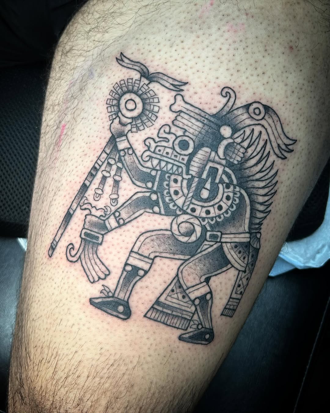 Tattoo by @reymon_tattoos — black_and_grey, geometric