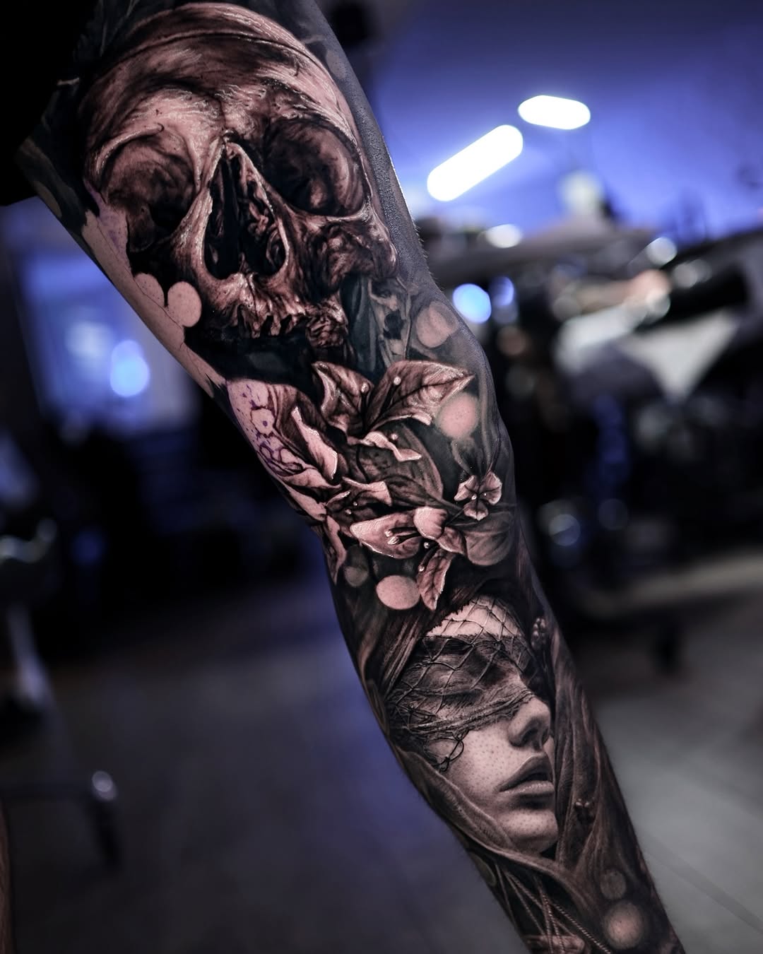 Tattoo by @ink.shadow โ realism, black_and_grey
