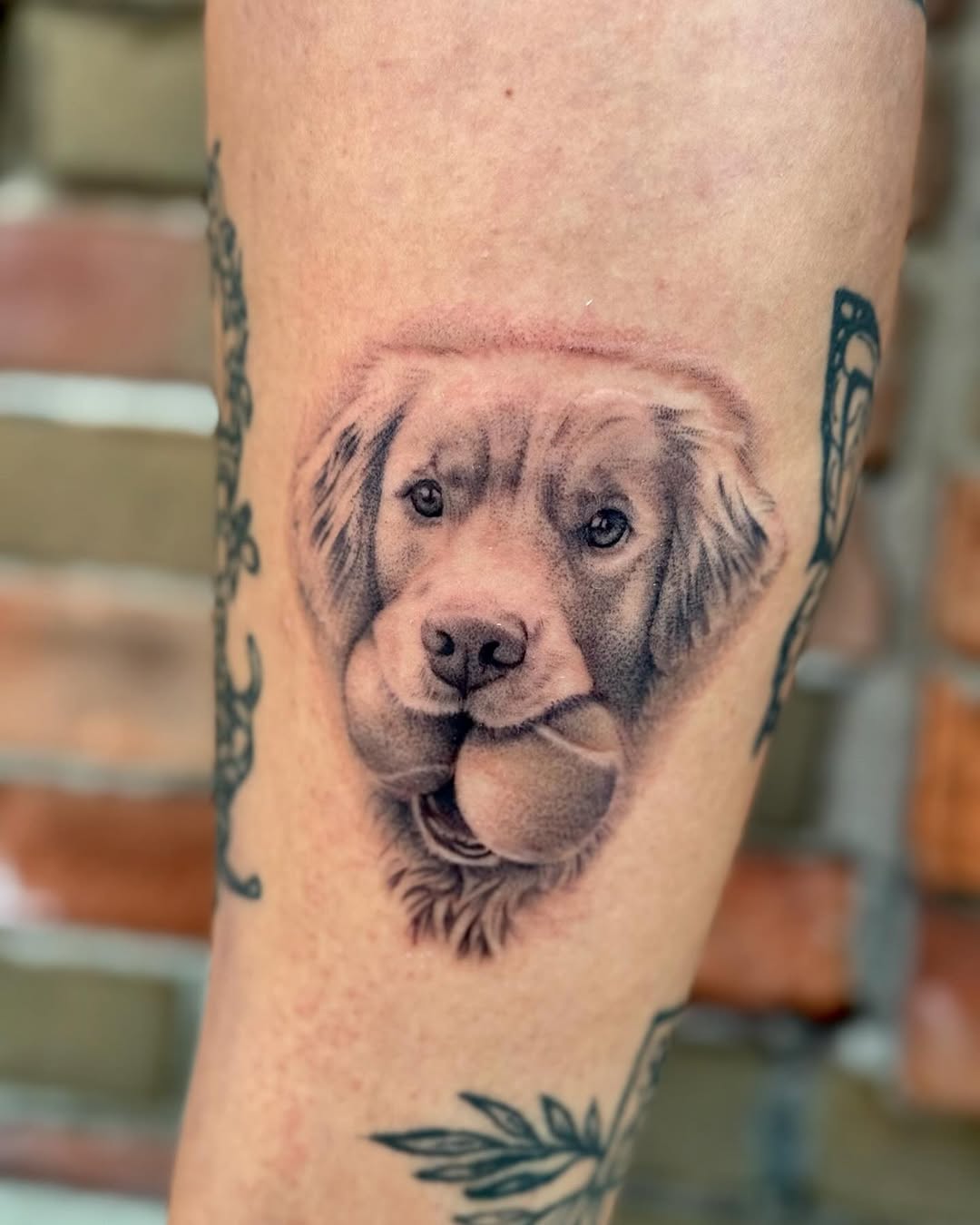 Tattoo by @_haloink_ — realism, black_and_grey