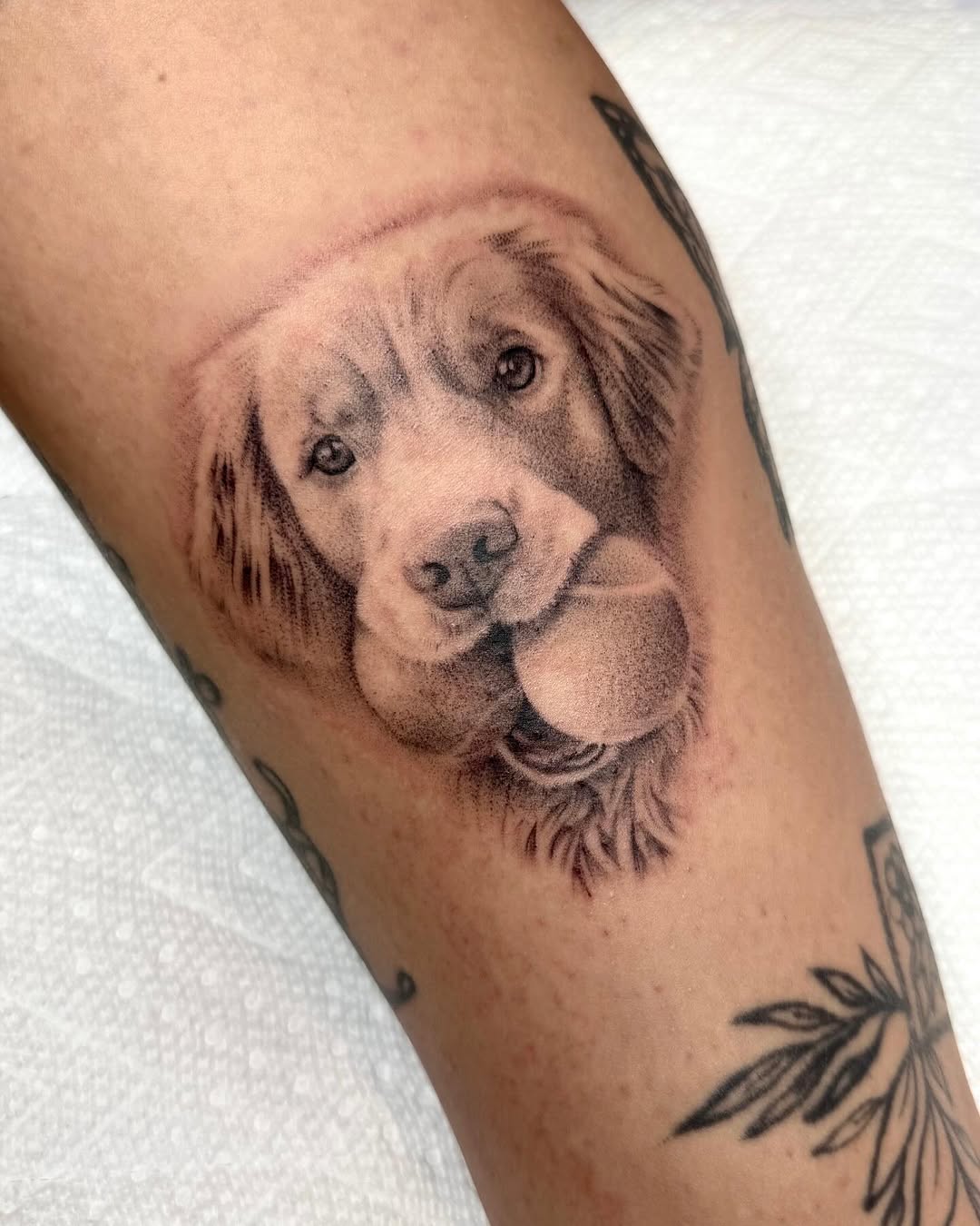 Tattoo by @_haloink_ — realism, black_and_grey