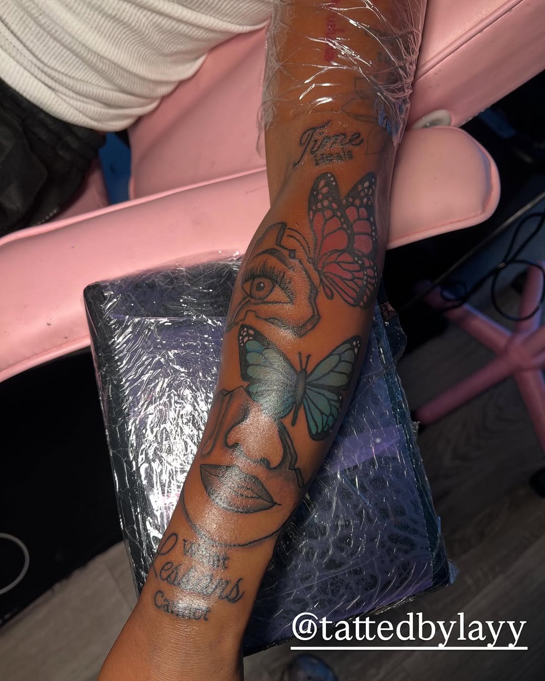 Tattoo by @tattedbylayy β illustrative, black_and_grey