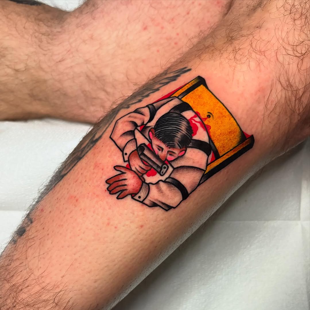 Tattoo by @chrisprincejr — american_traditional, illustrative