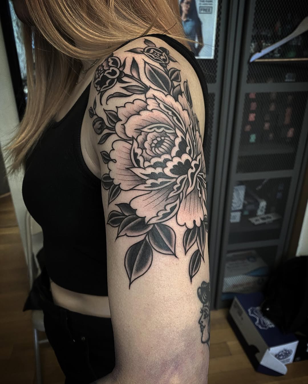Tattoo by @alanpham — japanese_irezumi, black_and_grey
