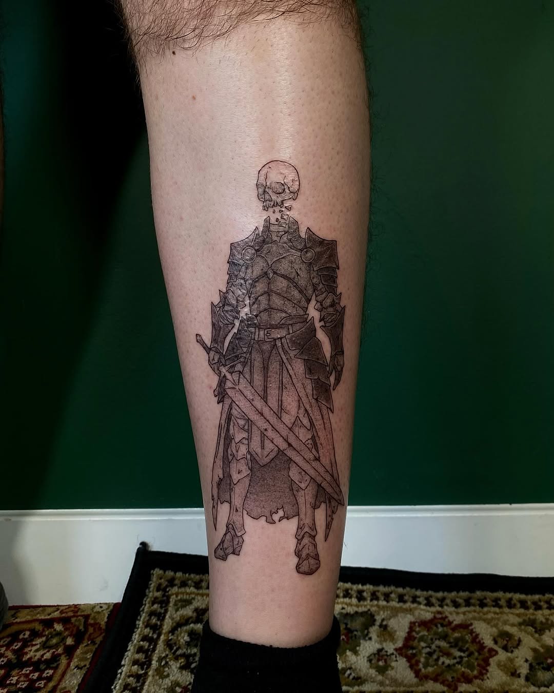 Tattoo by @aeipathy.tattoo β illustrative, black_and_grey