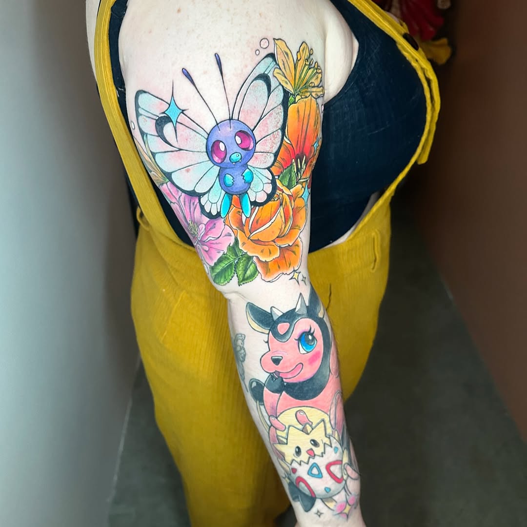 Tattoo by @raerae.tattoos โ new_school, anime