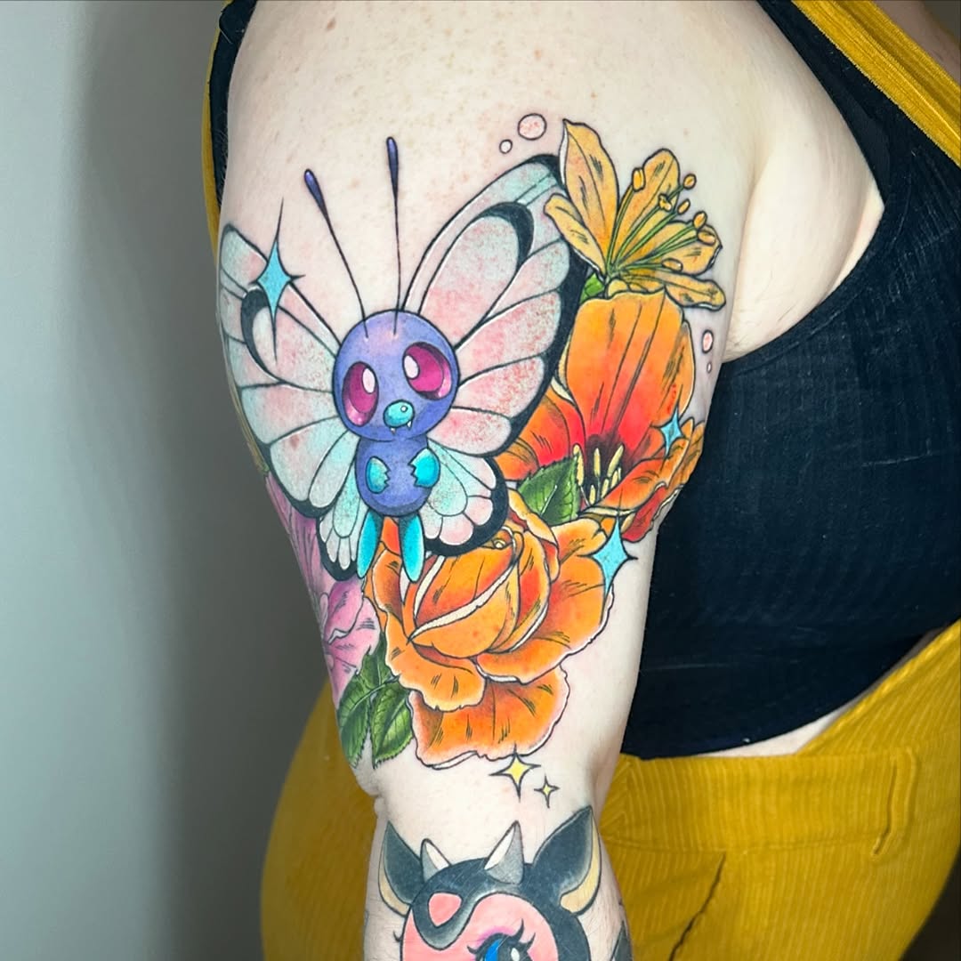 Tattoo by @raerae.tattoos โ new_school, anime