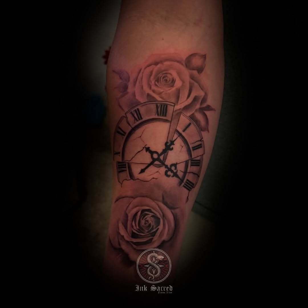 Tattoo by @ink.sacred — black_and_grey, realism