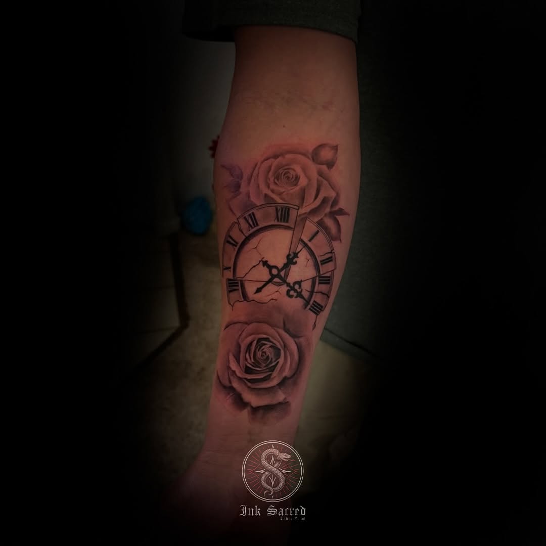 Tattoo by @ink.sacred — black_and_grey, realism