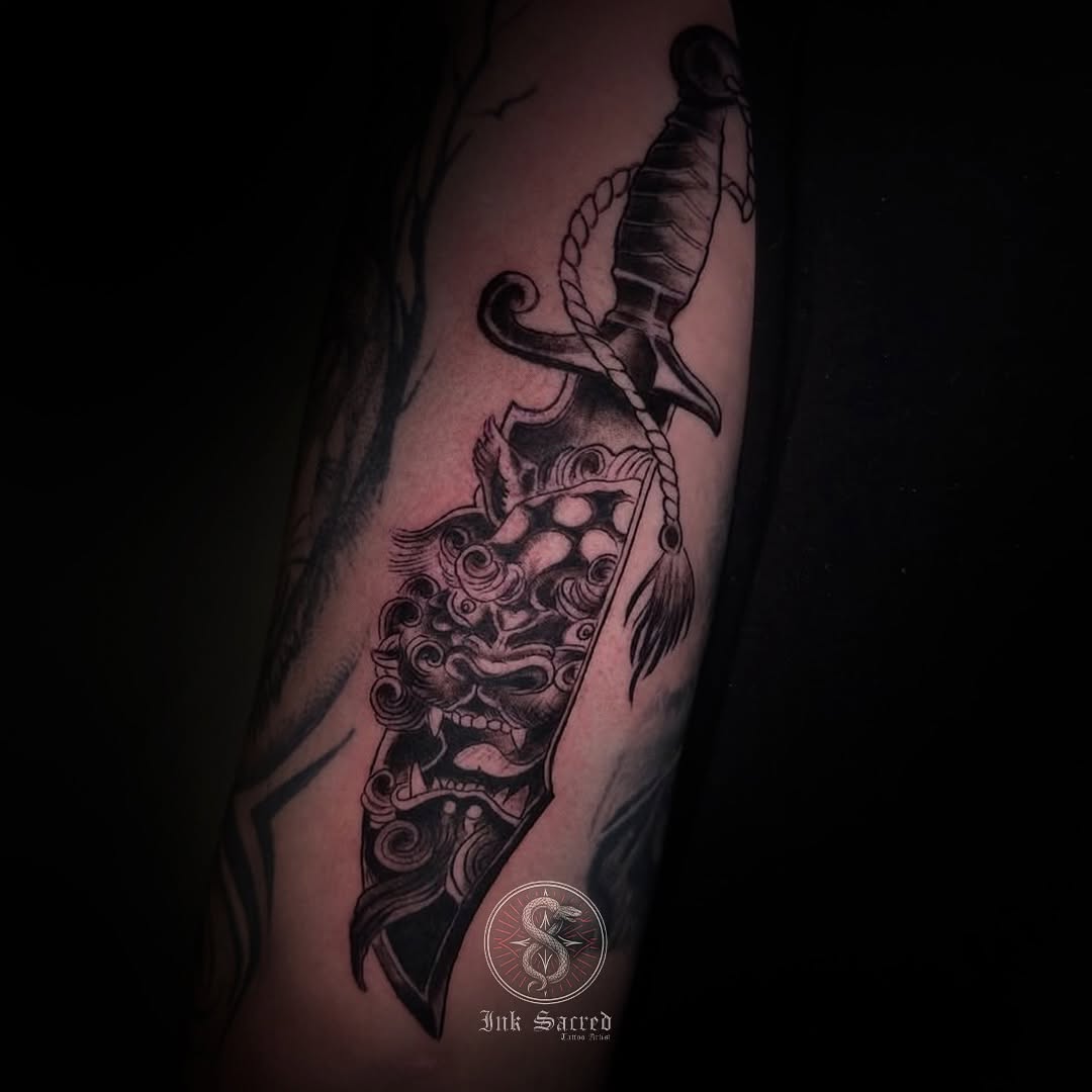 Tattoo by @ink.sacred — japanese_irezumi, blackwork