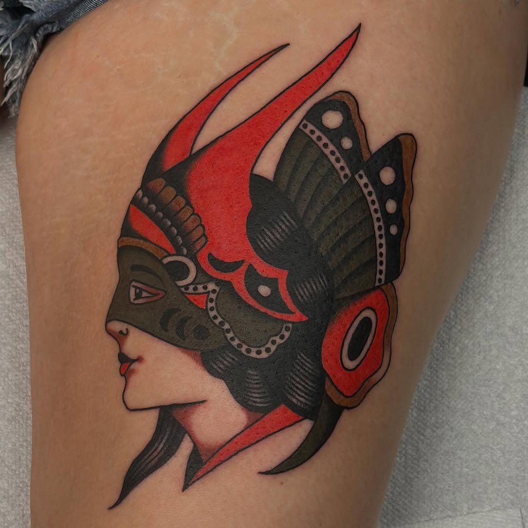Tattoo by @ryleecoyote — neo_traditional