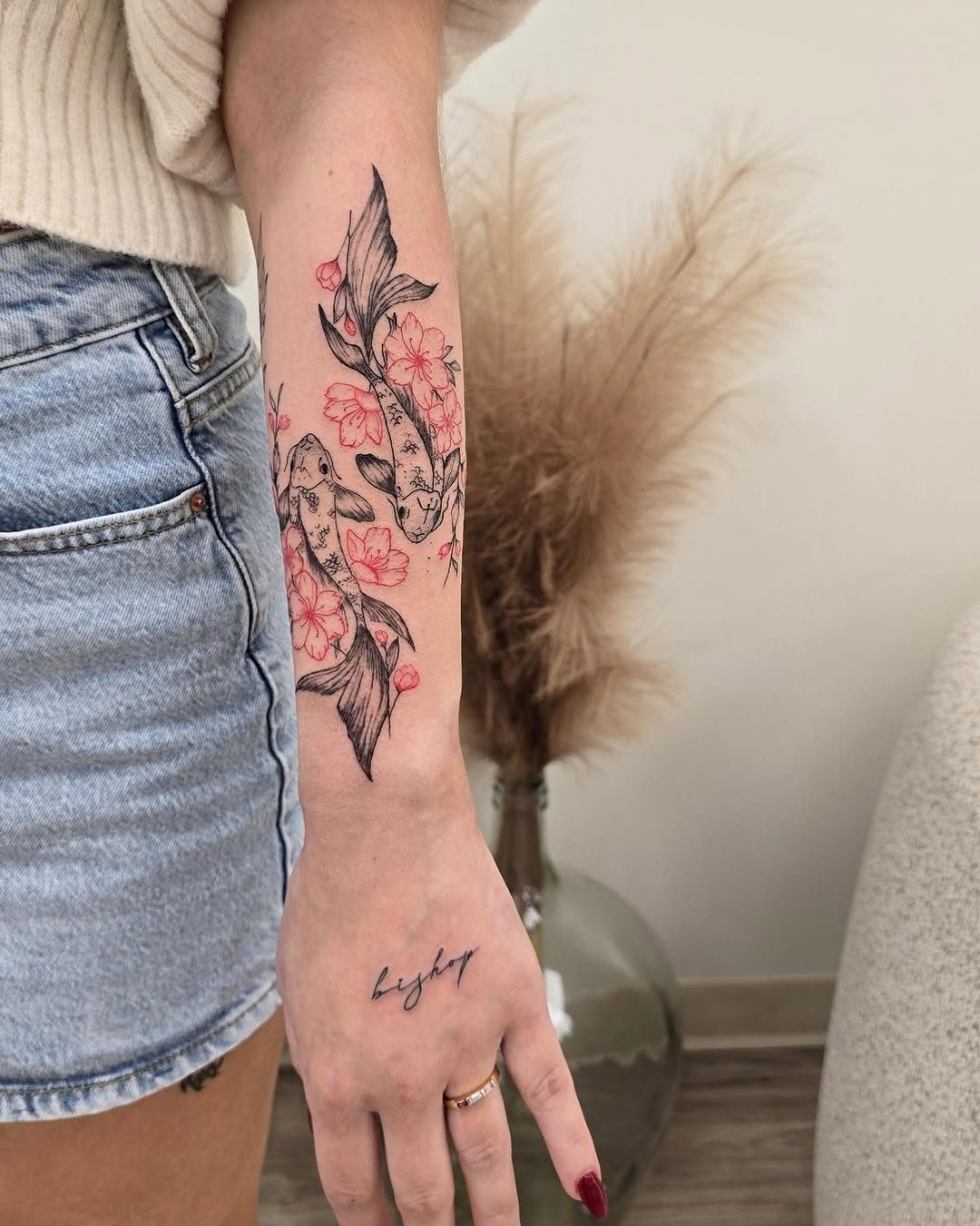 Tattoo by @browtech.joel — fine_line, japanese_irezumi