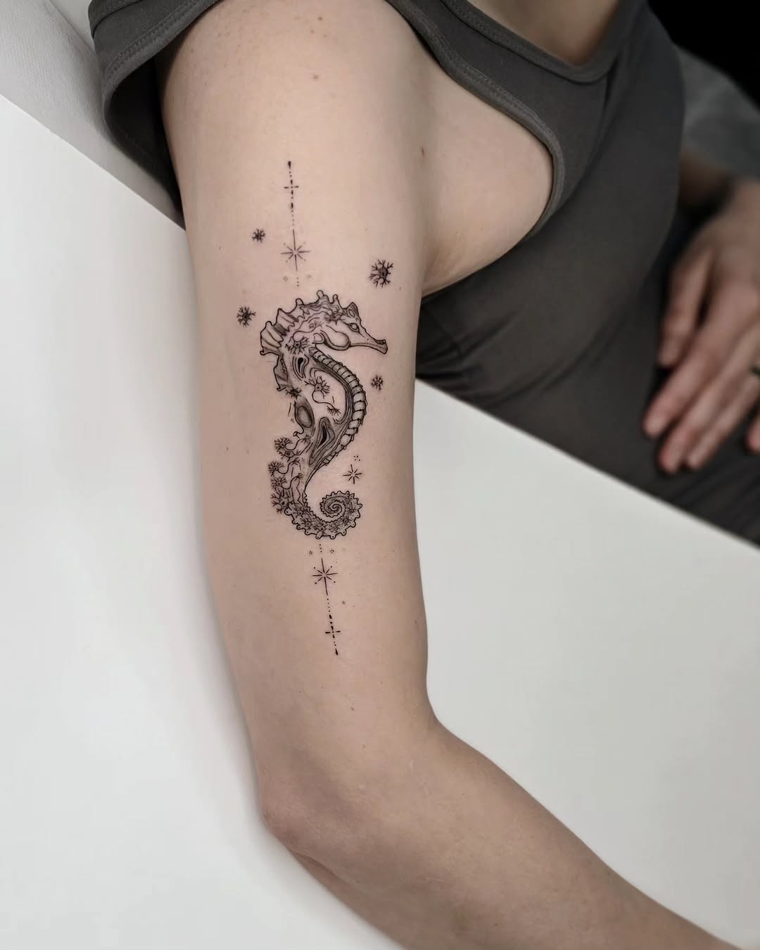 Tattoo by @browtech.joel — fine_line, ornamental