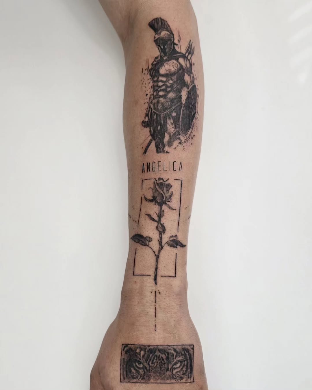 Tattoo by @browtech.joel — black_and_grey, realism