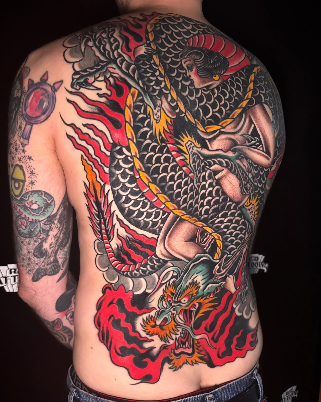 Tattoo by @tonykaplantattoo — japanese_irezumi, neo_traditional
