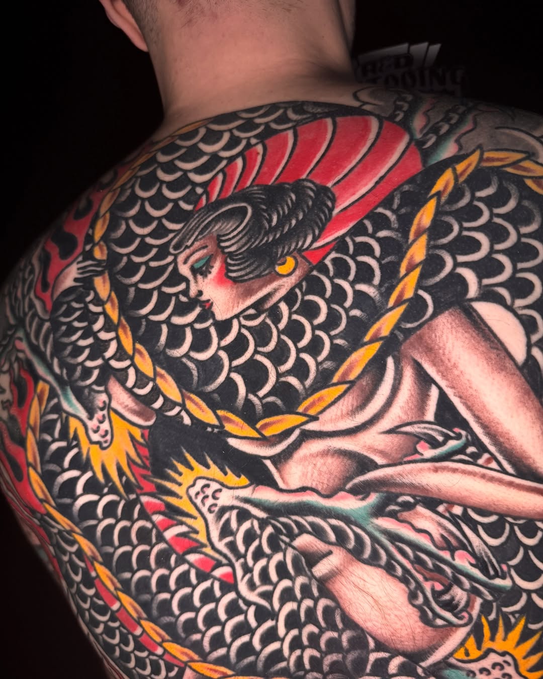 Tattoo by @tonykaplantattoo — japanese_irezumi, american_traditional