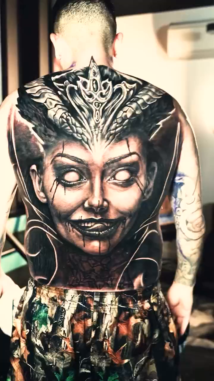 Tattoo by @josecamarillotattoos — dark_realism, black_and_grey