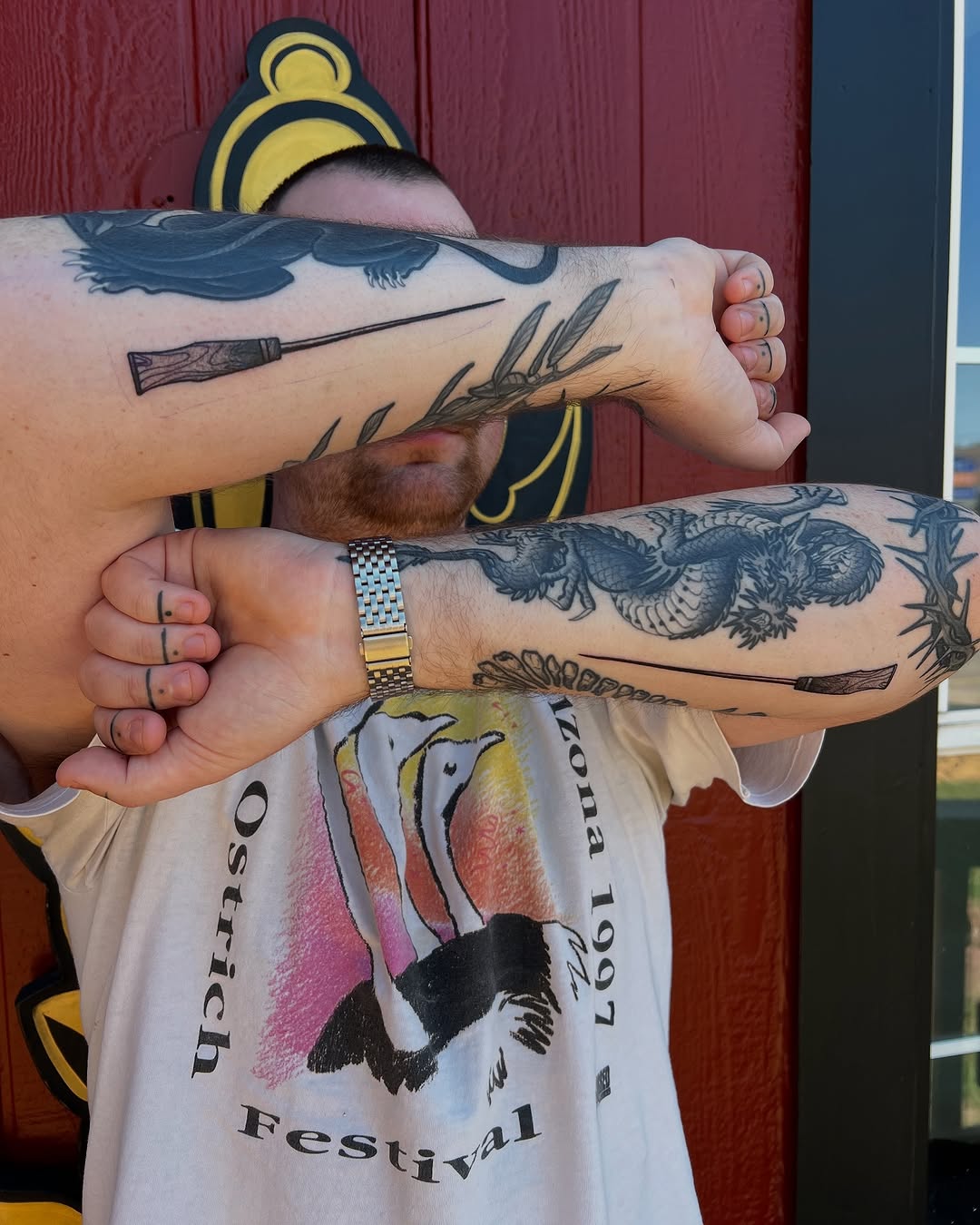 Tattoo by @danielpatricktattooer — black_and_grey