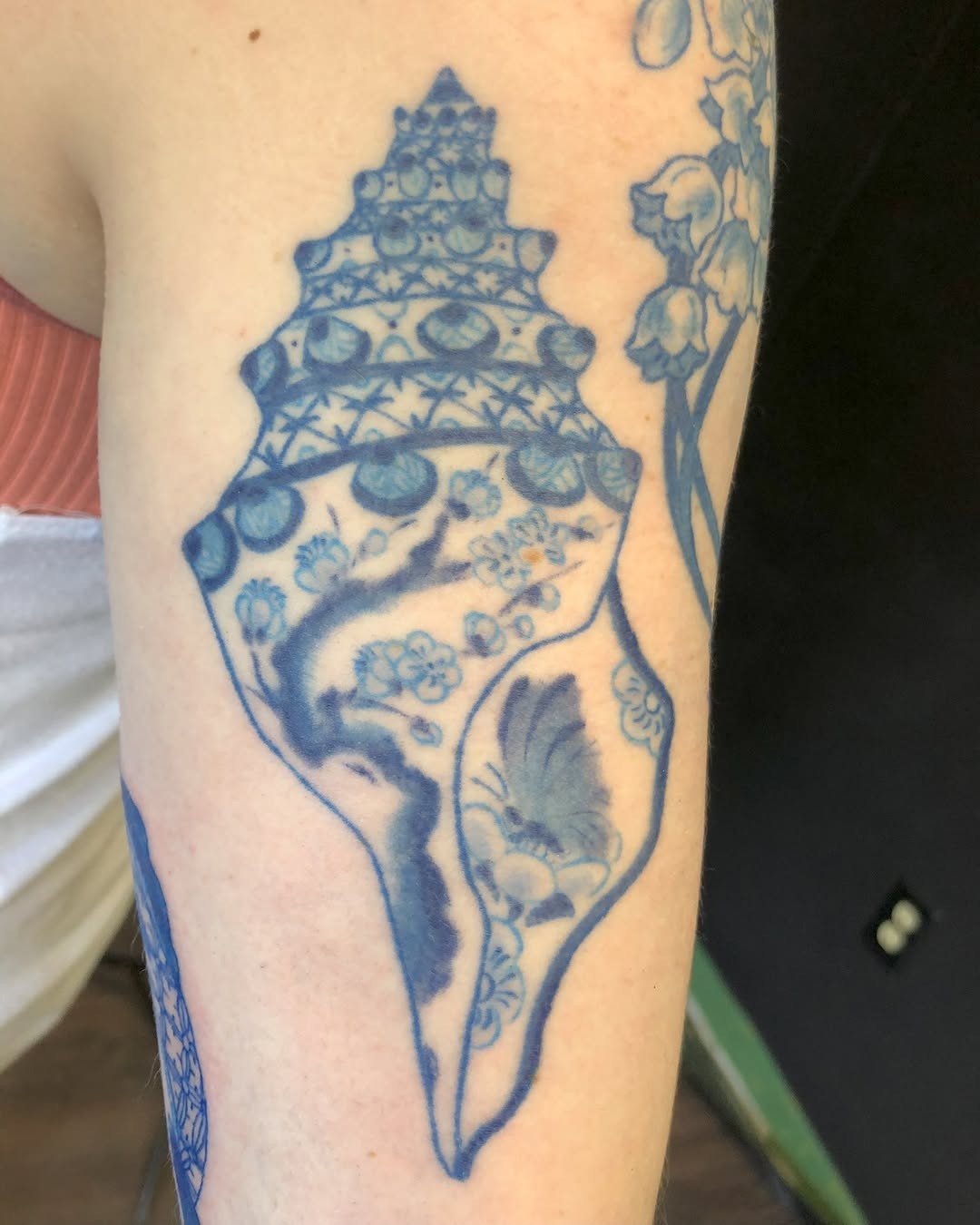 Tattoo by @basil_teeth — black_and_grey