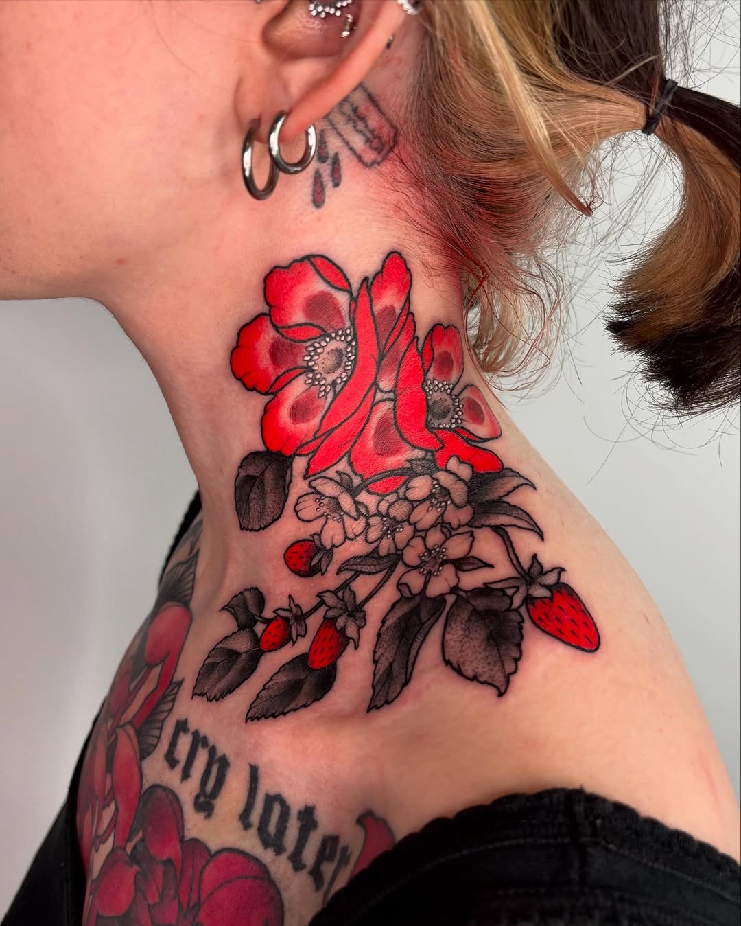 Tattoo by @attackofthe50footwoman — neo_traditional, black_and_grey