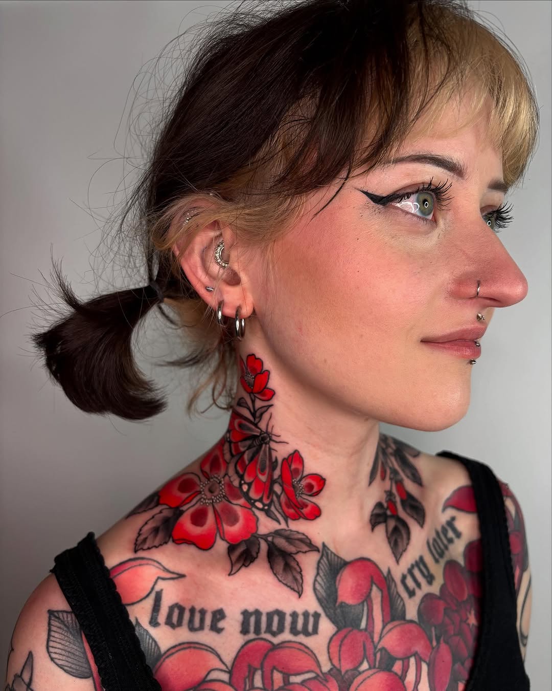Tattoo by @attackofthe50footwoman — american_traditional, lettering_script