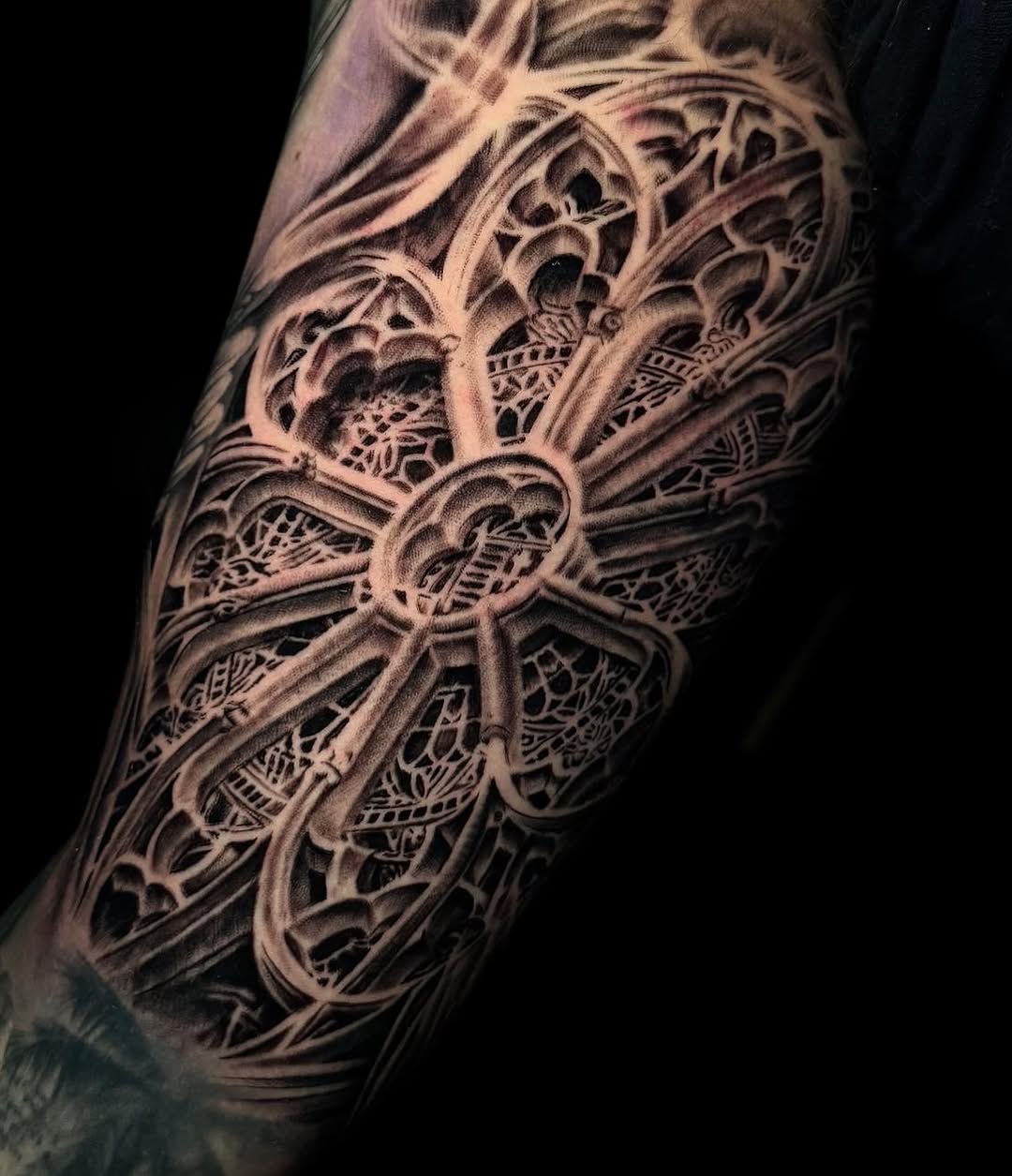 Tattoo by @mrgrouchtattoos — black_and_grey, ornamental