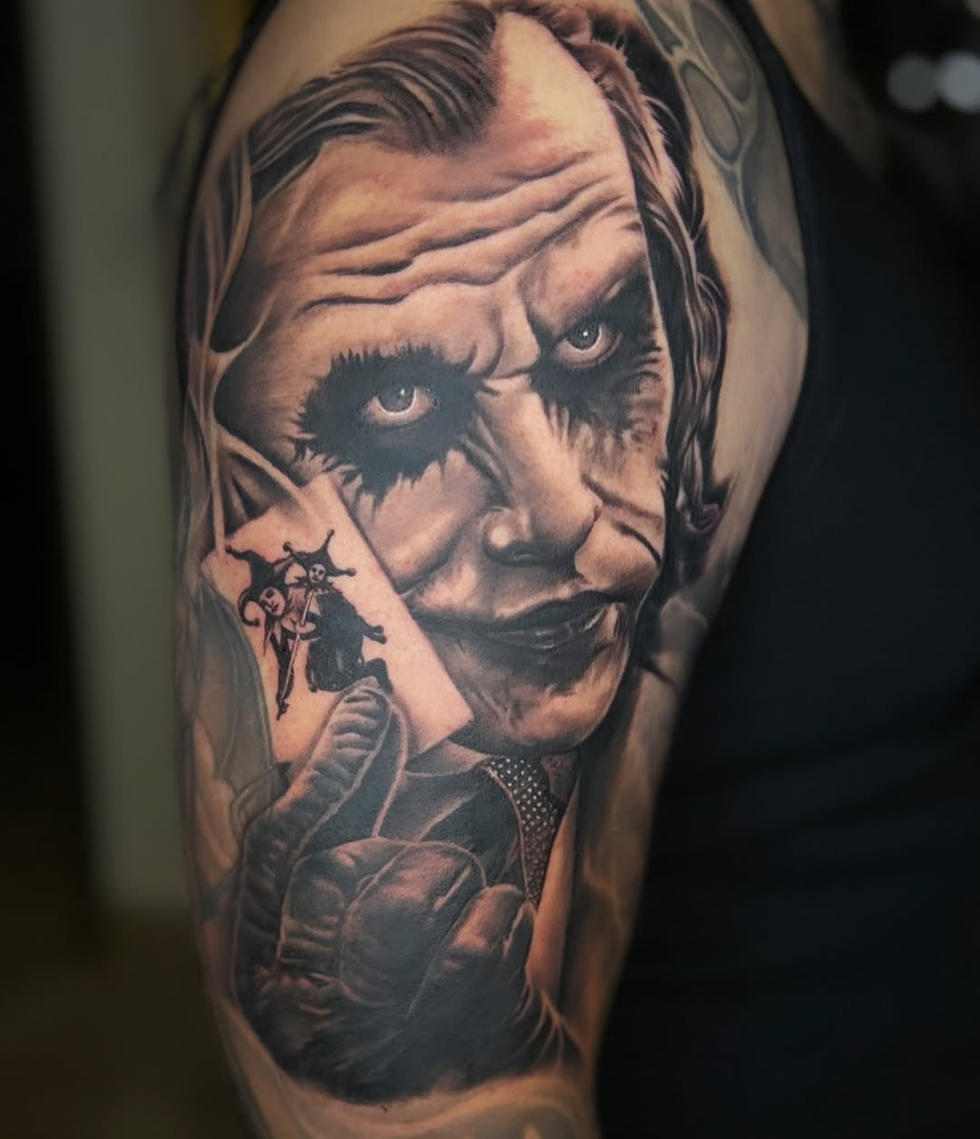 Tattoo by @mrgrouchtattoos — realism, black_and_grey
