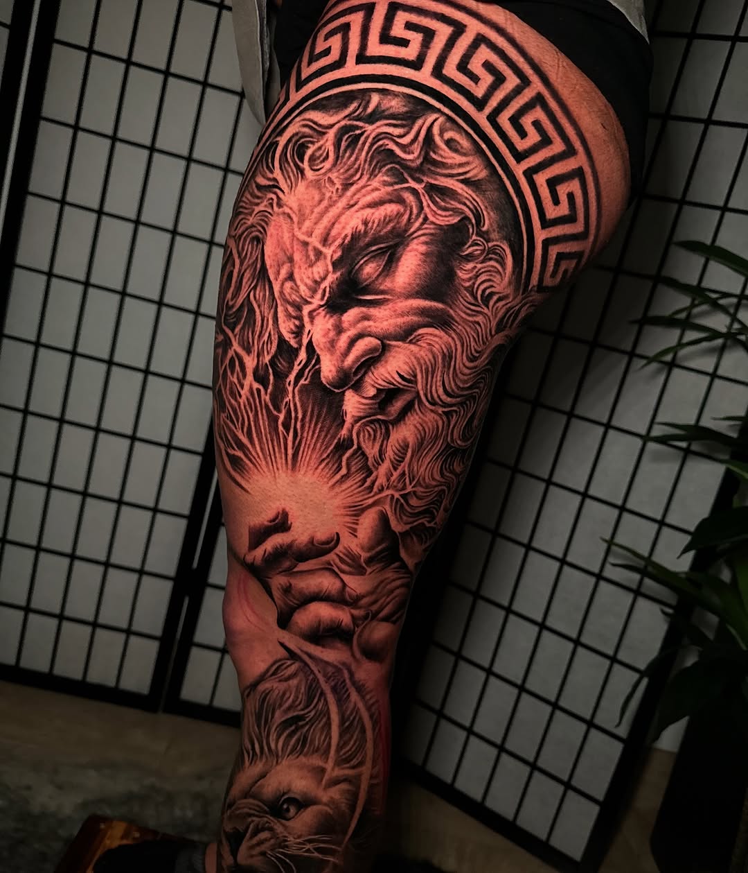 Tattoo by @mrgrouchtattoos — realism, black_and_grey