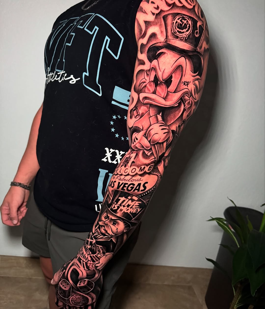 Tattoo by @mrgrouchtattoos — black_and_grey, realism