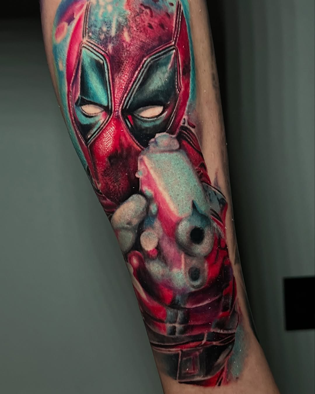 Tattoo by @mrgrouchtattoos — realism, trash_polka