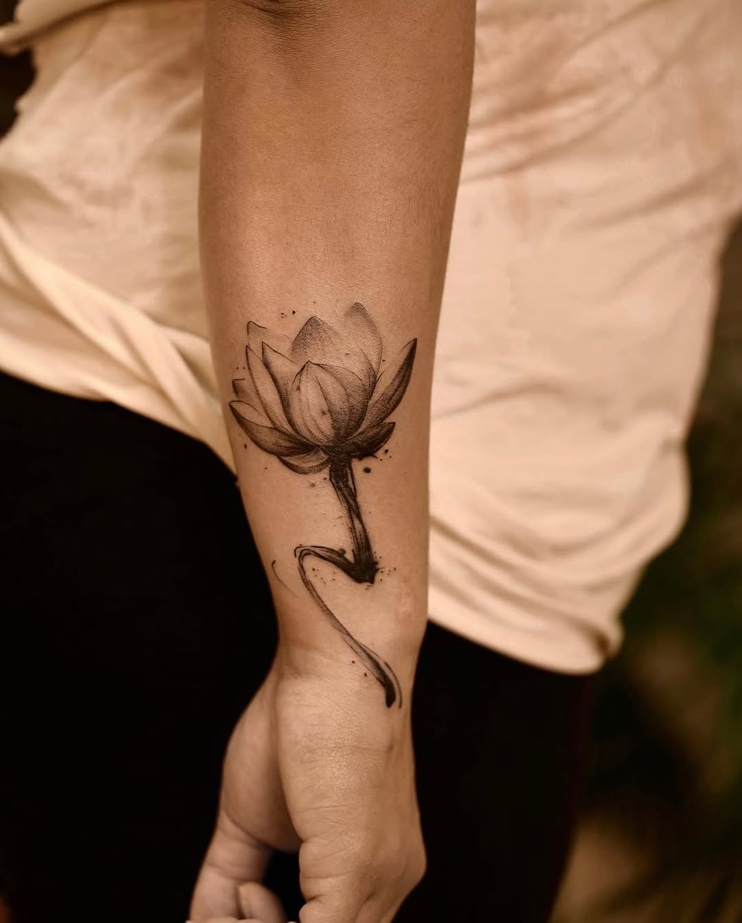 Tattoo by @d.w._modoink — black_and_grey, fine_line